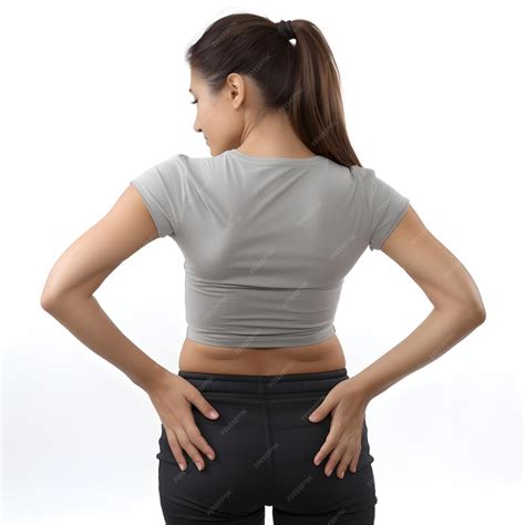 Premium AI Image | Persistent Back Pain Struggling with Discomfort