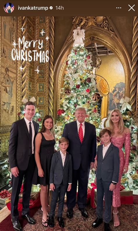 Ivanka Trump's Rare Holiday Appearance With Donald Trump: Photo