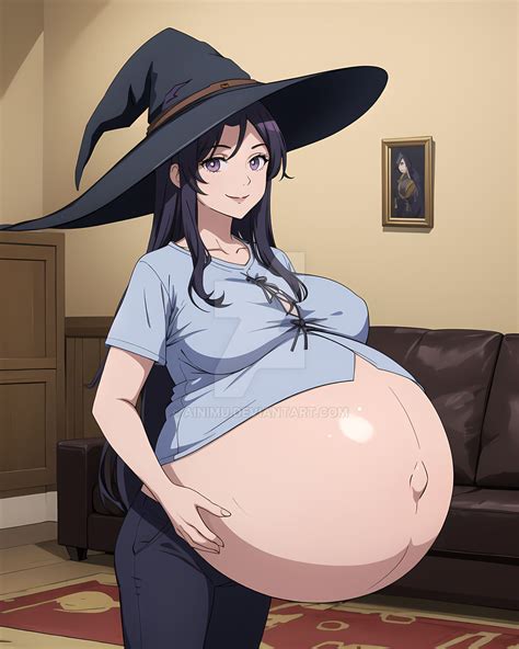 CLOSED - Hyper Pregnant Anime Witch Girl by AInimu on DeviantArt