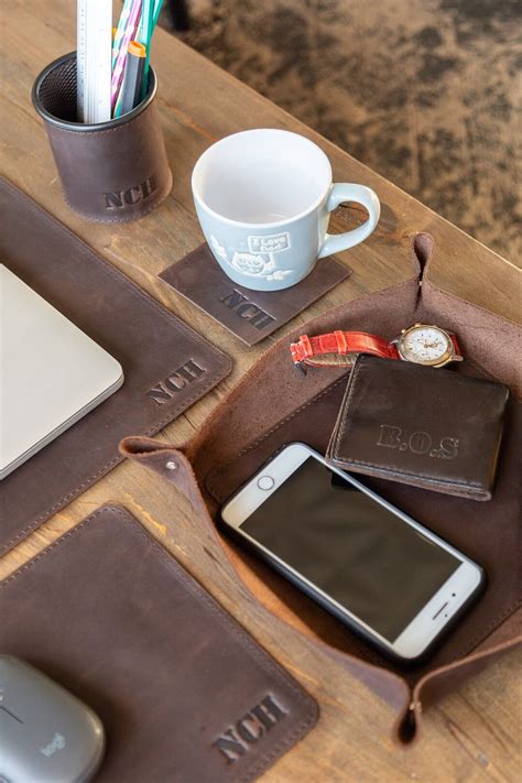Office Desk Accessories for Men Personalized Desk Organizer - Etsy