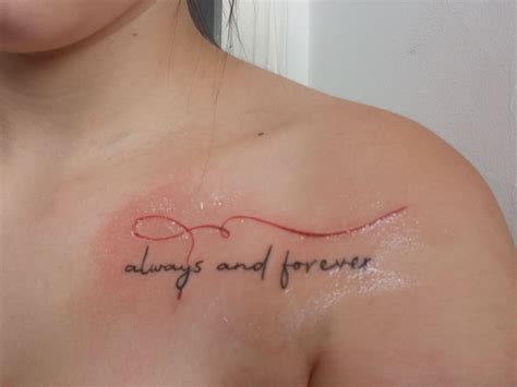 always and forever tattoo | Boas ideias para tatuagem, Melhores frases