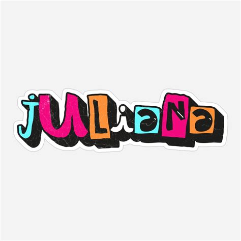 Custom Juliana Name Sticker