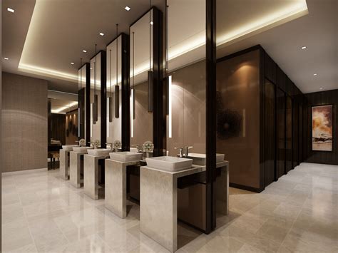Public restroom design, Commercial bathroom designs, Washroom design