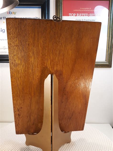 Rare Vintage 1970's "The Last Great Act Of Defiance" Hand Carved Wood