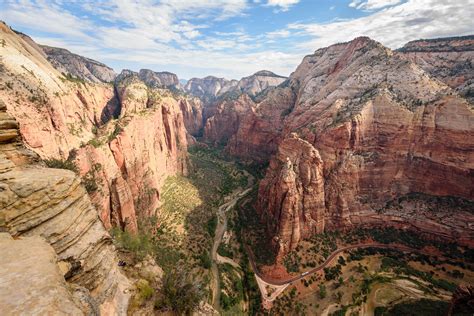 Angels Landing In Zion National Park Utah Usa Canyon State States ...