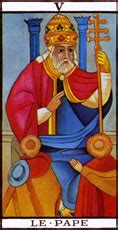 O Papa Tarot Sim Ou Não - A carta O Papa responde sua pergunta no Tarot do Sim e Não