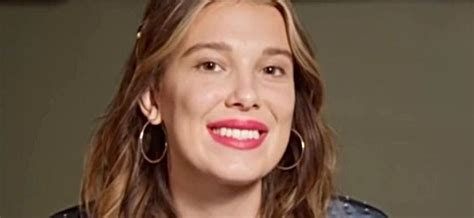 Milly Bobby Brown In Braless Crop Top Melts Fans With Her Belly