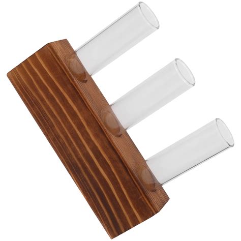 FENGGUIQU Desk and Wall Hydroponic Vase Glass Test Tubes Creative