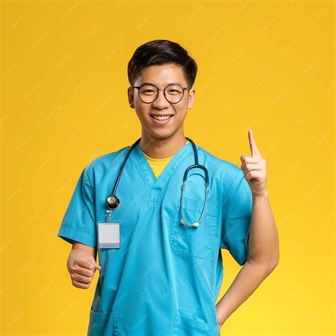 Premium Photo | Photo portrait of Smiling Professional Young Asian Male