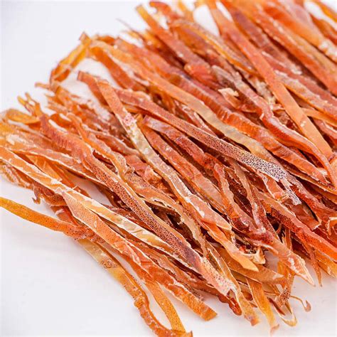 Seasoned dried shredded squid