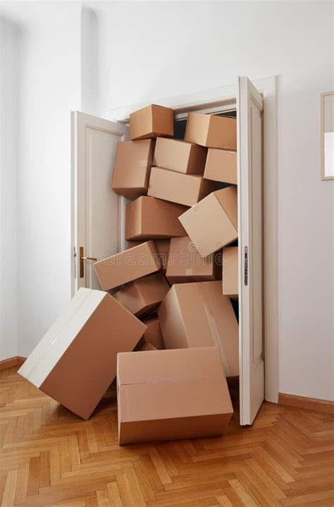 cardboard boxes chart stock photo image  brown blank