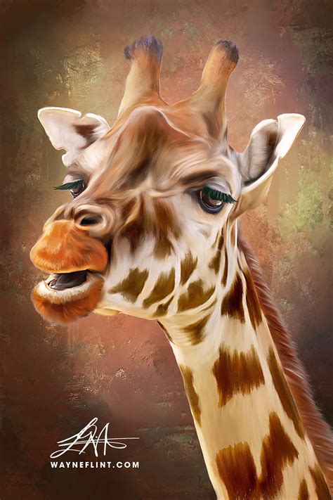 digital giraffe behance