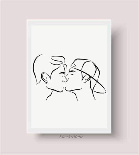 Drawing Of Couple In Love