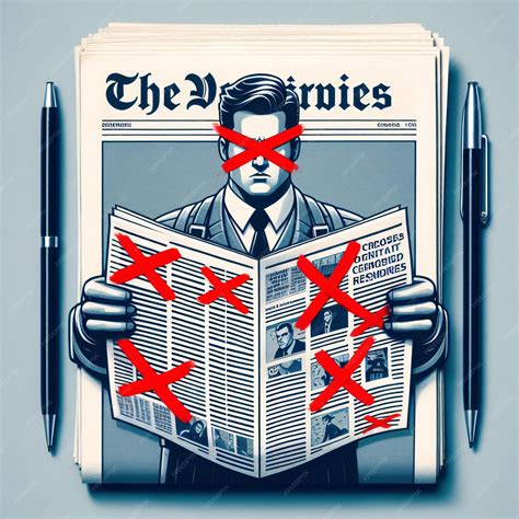 Premium Photo | Press Freedom Under Threat Newspaper Front Page