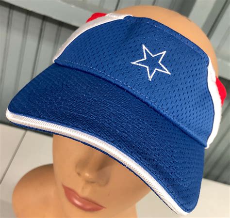 Augusta Star Logo Adjustable Visor Baseball Hat Cap - Gem