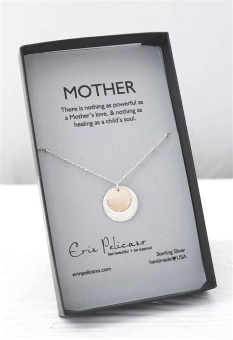 mom necklace mother necklace birthday gift  mom etsy