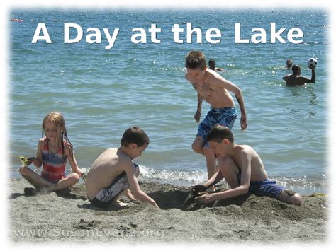 A Day at the Lake - Susan's Homeschool Blog Susan's Homeschool Blog