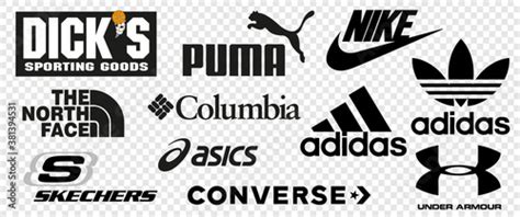 top  logos  popular sportswear brands logo nike adidas