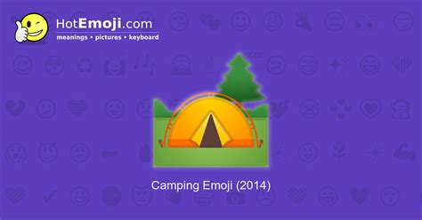 🏕️ Camping Emoji Meaning with Pictures: from A to Z