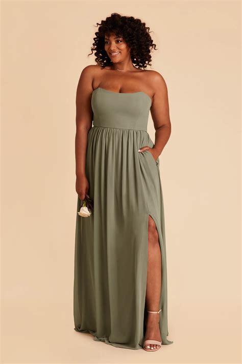 Moss Green Bridesmaid Dresses From $99 | Birdy Grey