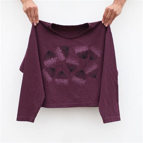 eucalyptus long sleeve crop top spring style gift  women dark