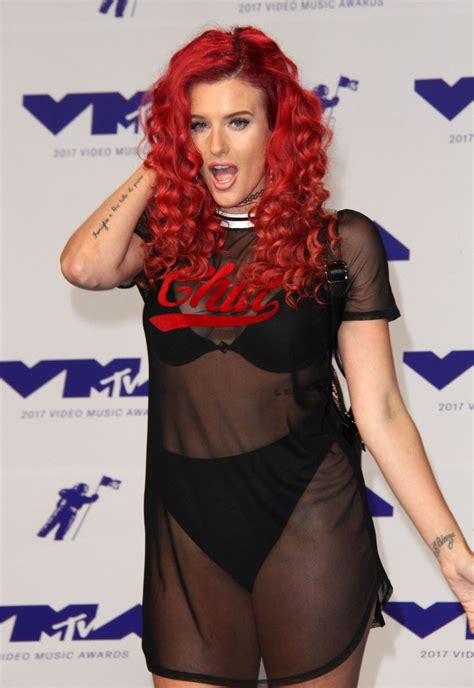 JUSTINA VALENTINE at 2017 MTV Video Music Awards in Los Angeles 08/27