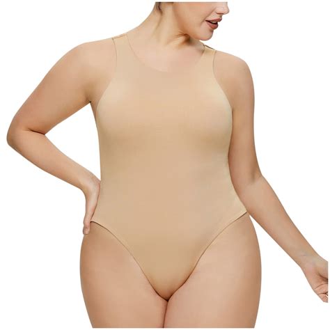 Herrnalise One Piece Body Shaper for Women Firm Tummy Compression