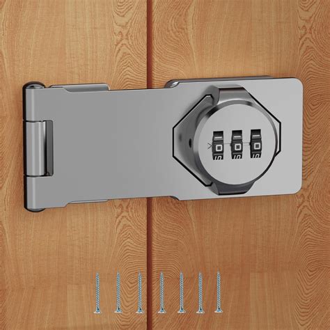 Keyless Combination Lock 3-Digit Combination Lock for Doors & Drawers