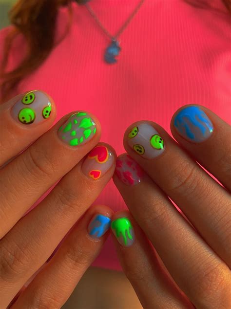 indie kid nails💅🏼 🌈 | Детские ногти, Дизайнерские ногти, Лавандовые ногти