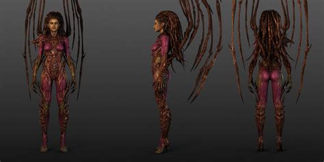 Starcraft II Kerrigan 3 Views by Walter-NEST on DeviantArt