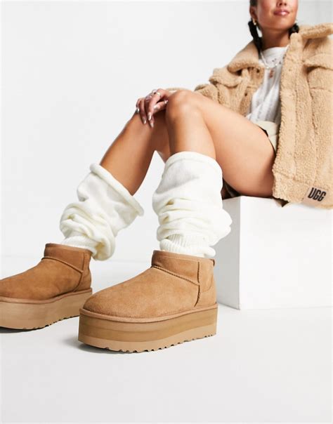 UGG Classic Ultra Mini platform boots in chestnut-Brown | Smart Closet