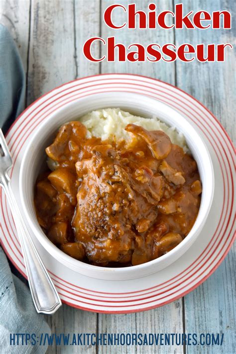 chicken chasseur  rich delicious  quick   bring gourmet