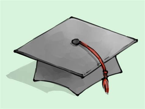 how to draw graduation hats