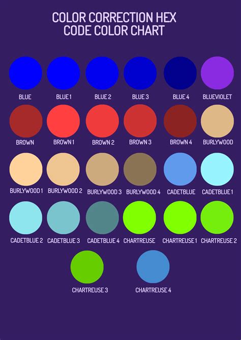 Online Color Chart