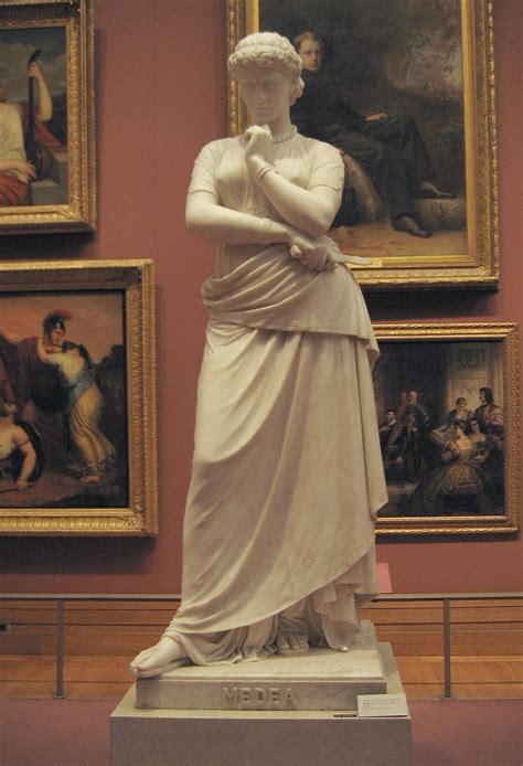 This sculpture of Medea pinpoints how rough and intense her personality