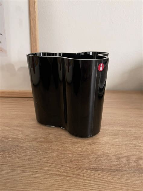 Iittala 95mm Aalto maljakko musta | Tori