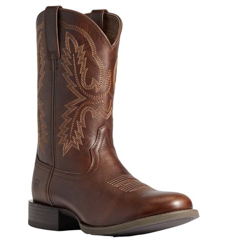 Ariat® Men's Sport Stratten Hillside Brown Western Boots 10038347 ...