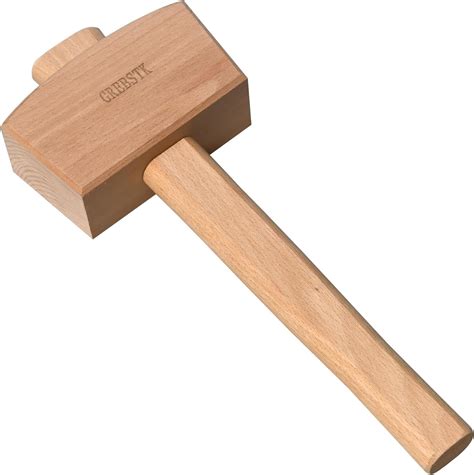 grebstk beech wood mallet woodworking hammer ice crusher