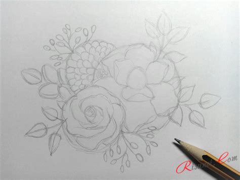 Учимся рисовать цветок 🖌 Рисунки карандашом поэтапно