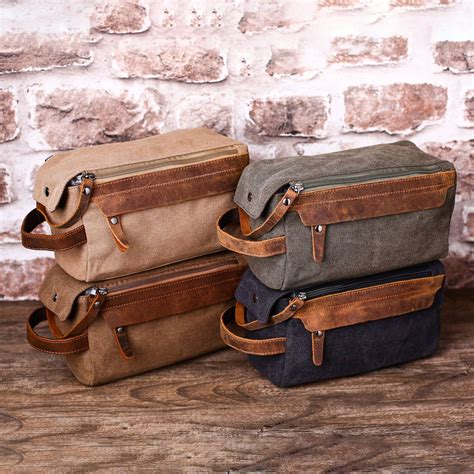 Personalized Mens Toiletry Bag – NaturalLeatherShop