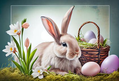 Free Easter Bunny Background