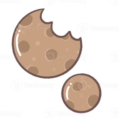 Cookie bite mark 27938777 PNG