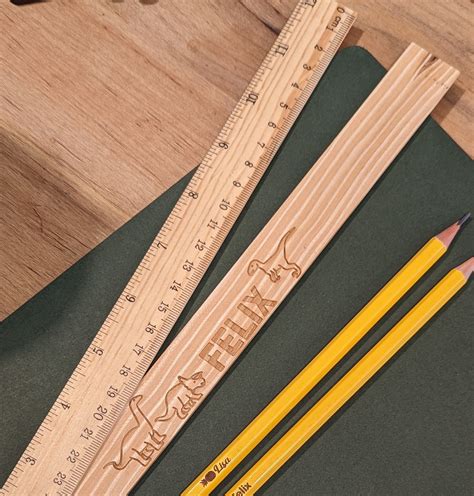 Laser Engraved Rulers – TheMakerBeanCafe
