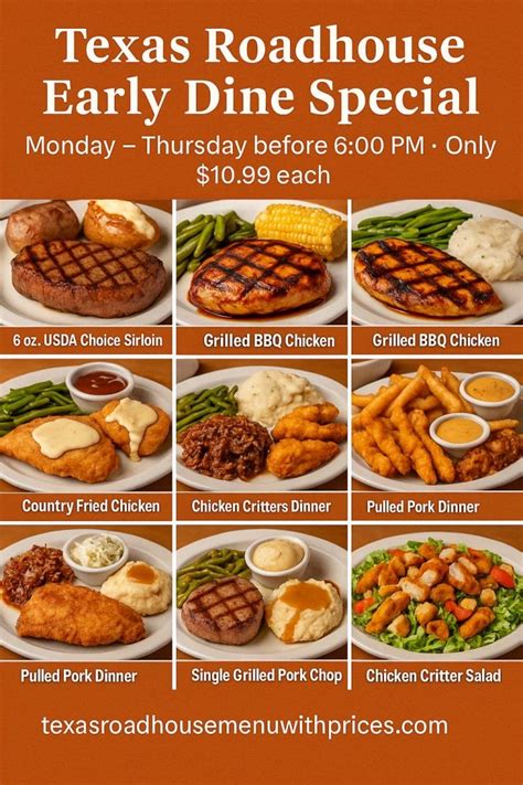Texas Roadhouse Early Dine The Strategic 10 Dinner Hack Health Experts And Budgeters Swear By