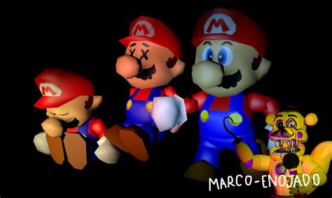 Super mario 64 Mario model c4d by Marco-Enojado on DeviantArt