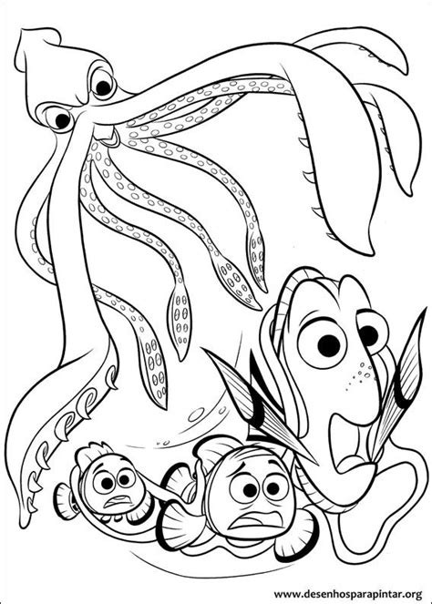 Finding Dory free coloring pages to print – Colorpages.org