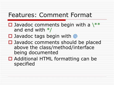 basics  javadoc powerpoint    id