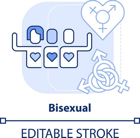 bisexual light blue concept icon sexual attraction  males