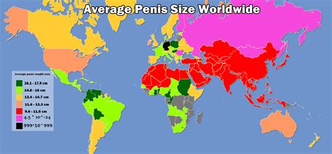 average penis size map map reveals average penis sizes