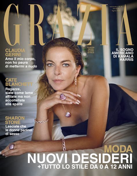 Grazia è in edicola con Claudia Gerini - Grazia.it